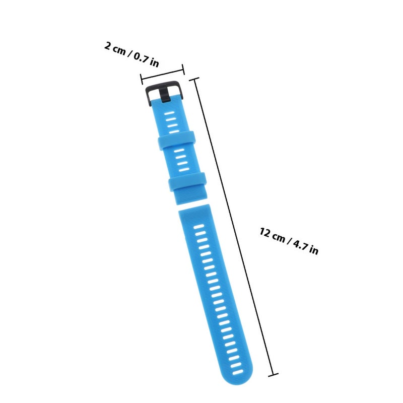 Silicone Blue Strap PC Hard Rubber Anti drop Protective Shell Compatible for Garmin forerunner 945 and 935 - Image 2