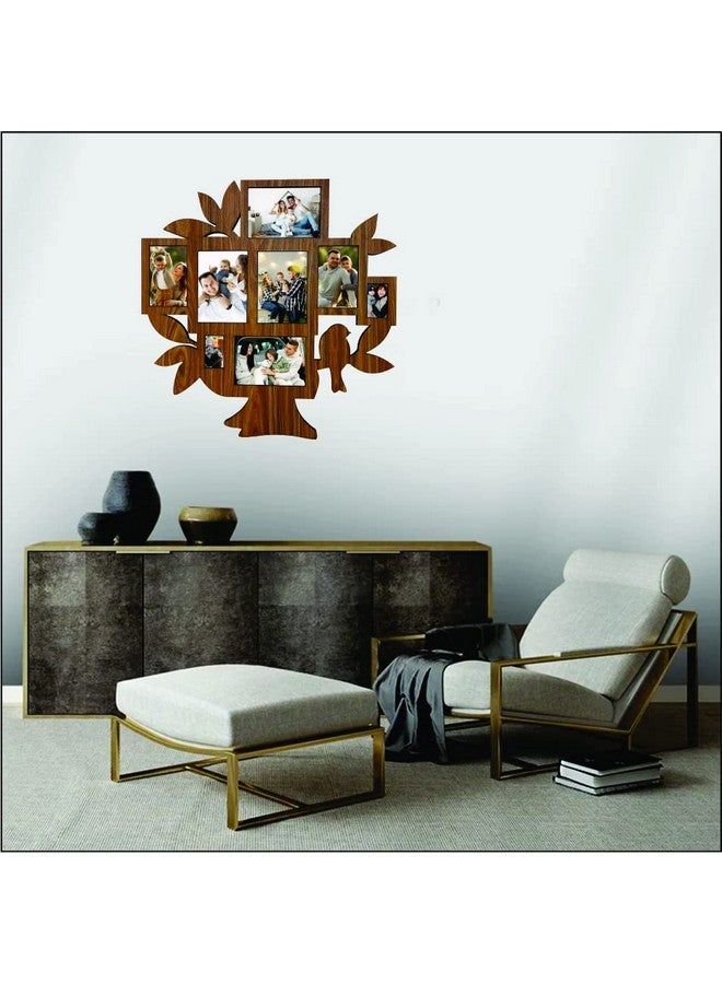 PICRAZEE إطار صور جدارية من MDF من بيكرازي لعدة صور في إطار واحد إطار صور عائلية ديكور جداري لغرفة المعيشة وغرفة النوم والهدايا (D7-شجرة العائلة) - Image 2