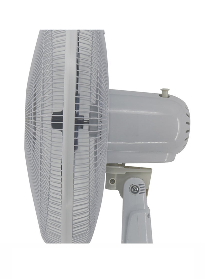 ستارجولد 16-Inch Wall Mounted Electric Fan – 70W Powerful Motor, 3-Speed Adjustable Settings, Wide Oscillation, Quiet Operation, Energy-Efficient Cooling, Ideal for Home, Office, Bedroom, Living Room, Shops or Commercial Spaces, Durable White Design for Reliable Comfort and Air Circulation - Image 2