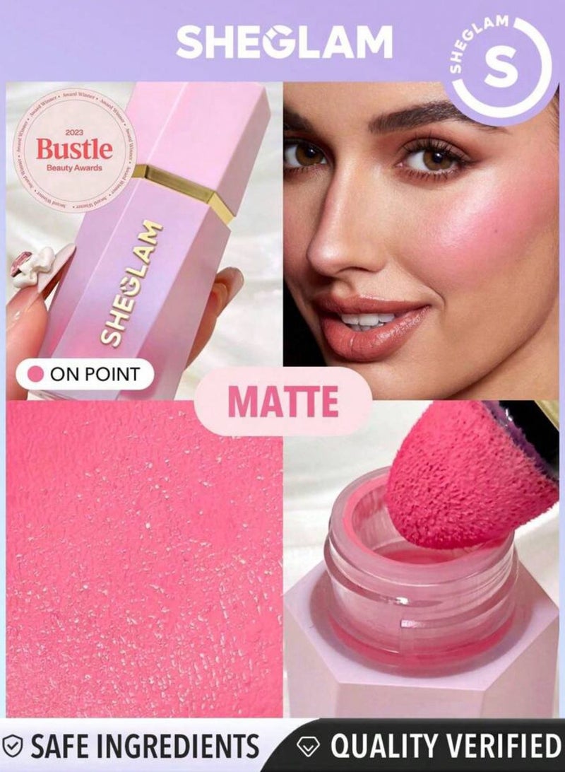 SHEGLAM Color Bloom Liquid Blush - On Point - Image 1