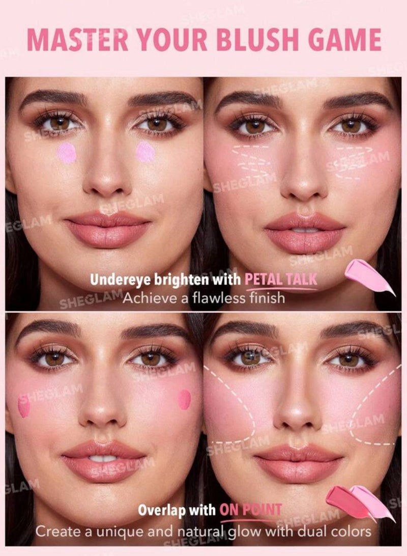SHEGLAM Color Bloom Liquid Blush - On Point - Image 3
