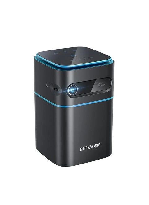 BW-VT2 Mini WiFi Projector – Portable Bluetooth Home Theater with Built-in Android 9.0, DLP Technology, 1080P Support, and Rechargeable Battery