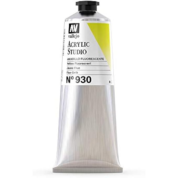 21.530 ACRYLIC STUDIO PAINT 125 ML, YELLOW