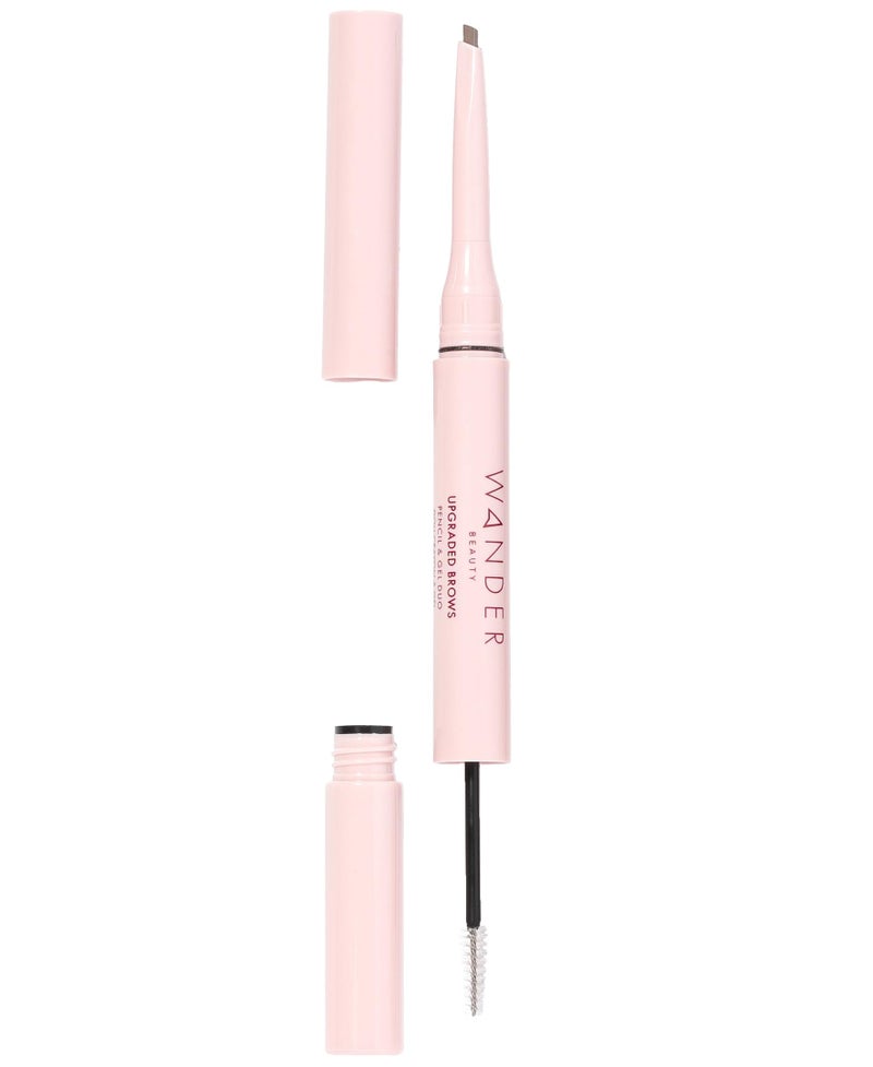Wander Beauty Upgraded Brow Pencil & Gel Duo - Taupe - 2-in-1 Brow Makeup with Castor Oil, Peptides, Panthenol - Dual-Sided Filler, Definer & Lifter for Fuller Brows - 0.05 fl oz - Image 1