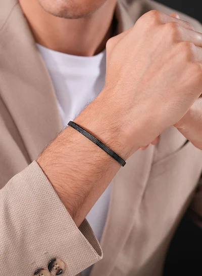 CERRUTI 1881 Gents Black Bracelets â€“ Elegant and Versatile Jewelry