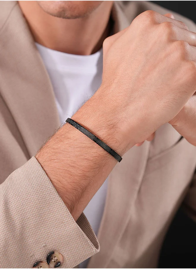 CERRUTI 1881 Gents Black Bracelets â€“ Elegant and Versatile Jewelry