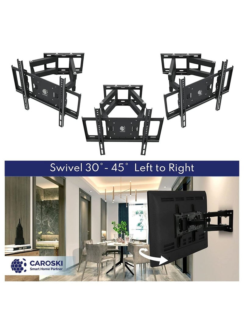 XiuWoo TV Wall Mount - TV Mount/TV Stand Wall Mount for 32,40,50,55,65, 75 To 85 Inch LED, Swivel TV Bracket with Dual Articulating Arms - Image 5