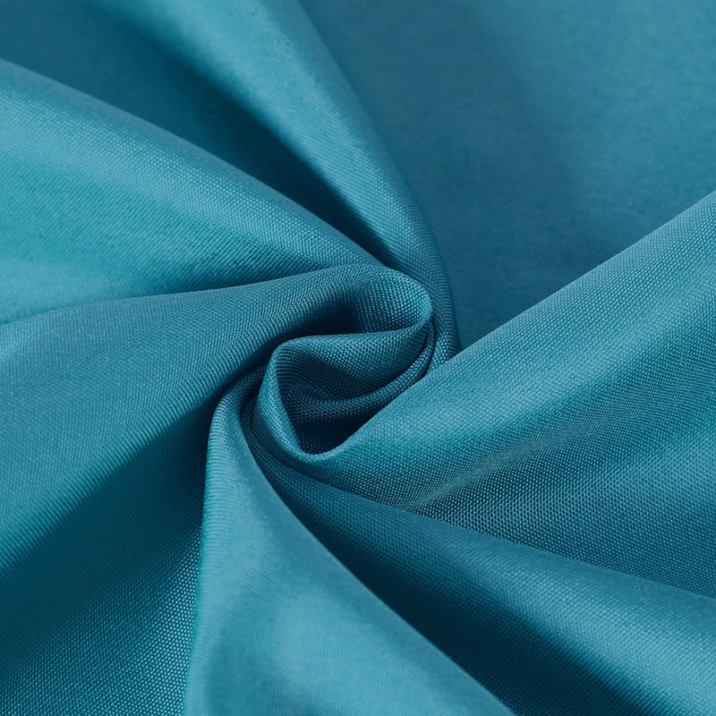 Cupuamon Rectangle Tablecloth 90x156 inch Washable Polyester Fabric Table Cloth for Wedding Party Dining Banquet Decoration(90x156  Caribbean Blue) - Image 4