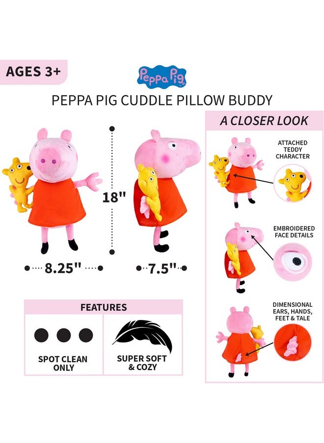 Franco - Pig Kids Bedding Super Soft Plush Cuddle Pillow Buddy, One Size, By Franco - Image 1