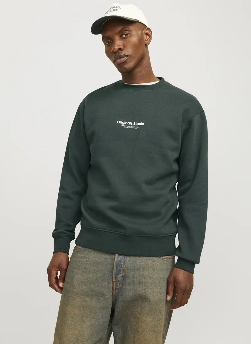 جاك اند جونز Embellished Pullover Sweatshirt