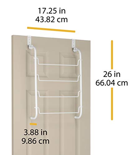 Whitmor Over The Door, White Towel Rack, Medium, 6023-529 - Image 4