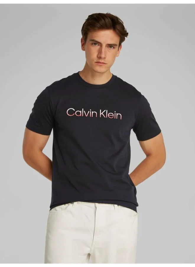 CALVIN KLEIN Logo Crew Neck T-Shirt