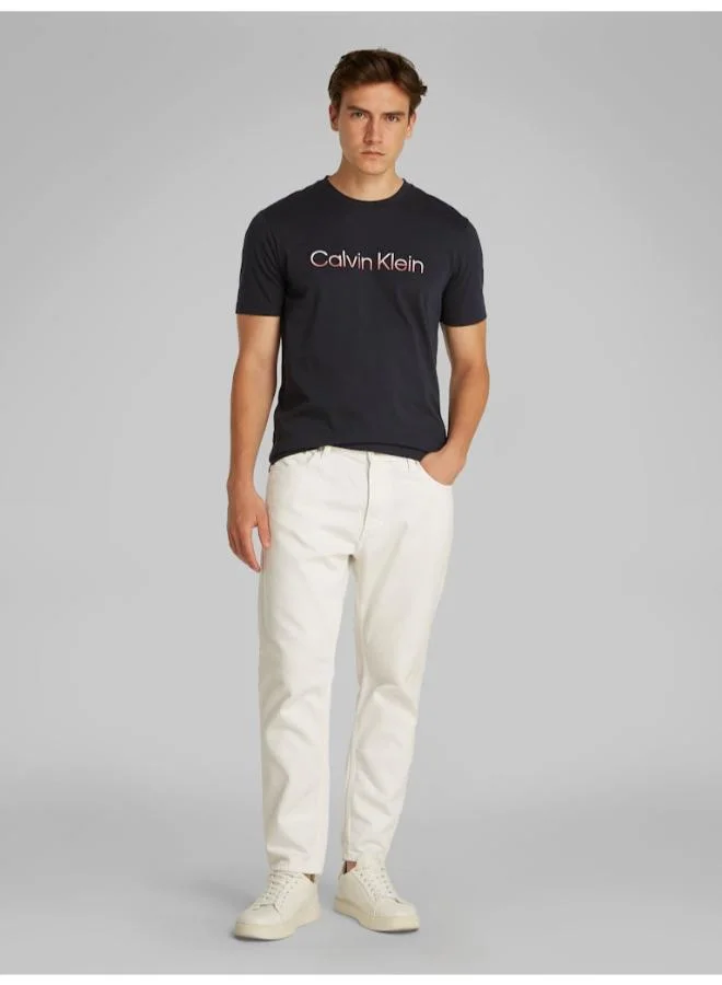 CALVIN KLEIN Logo Crew Neck T-Shirt