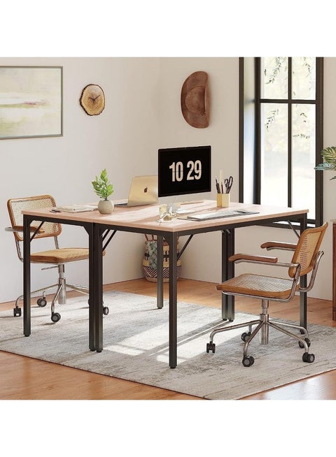 Computer Desk, Simple Style for Space-Saving  Beige
