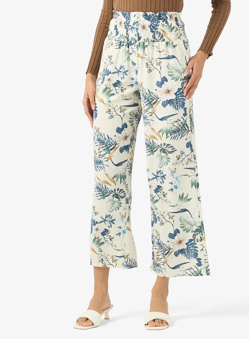 ELLA Tropical Print Pants