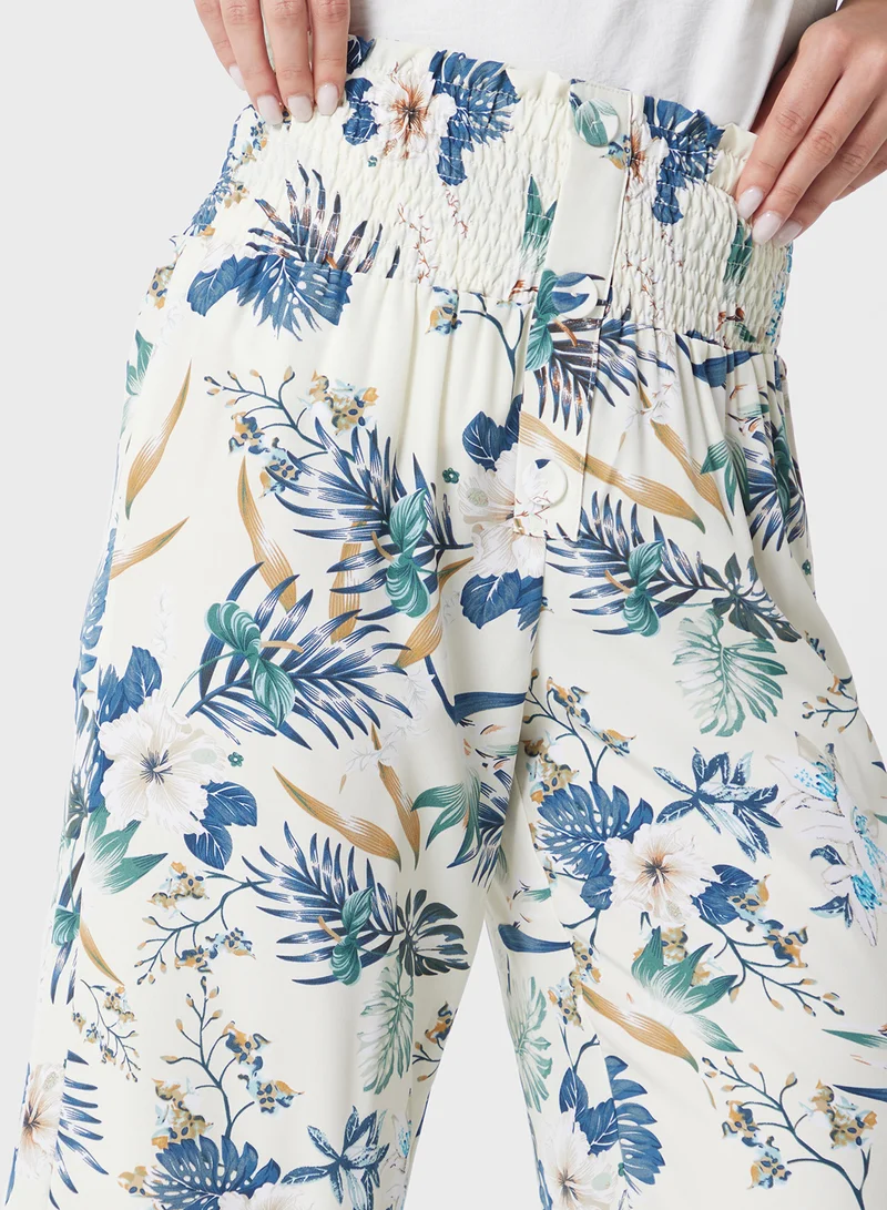 ELLA Tropical Print Pants