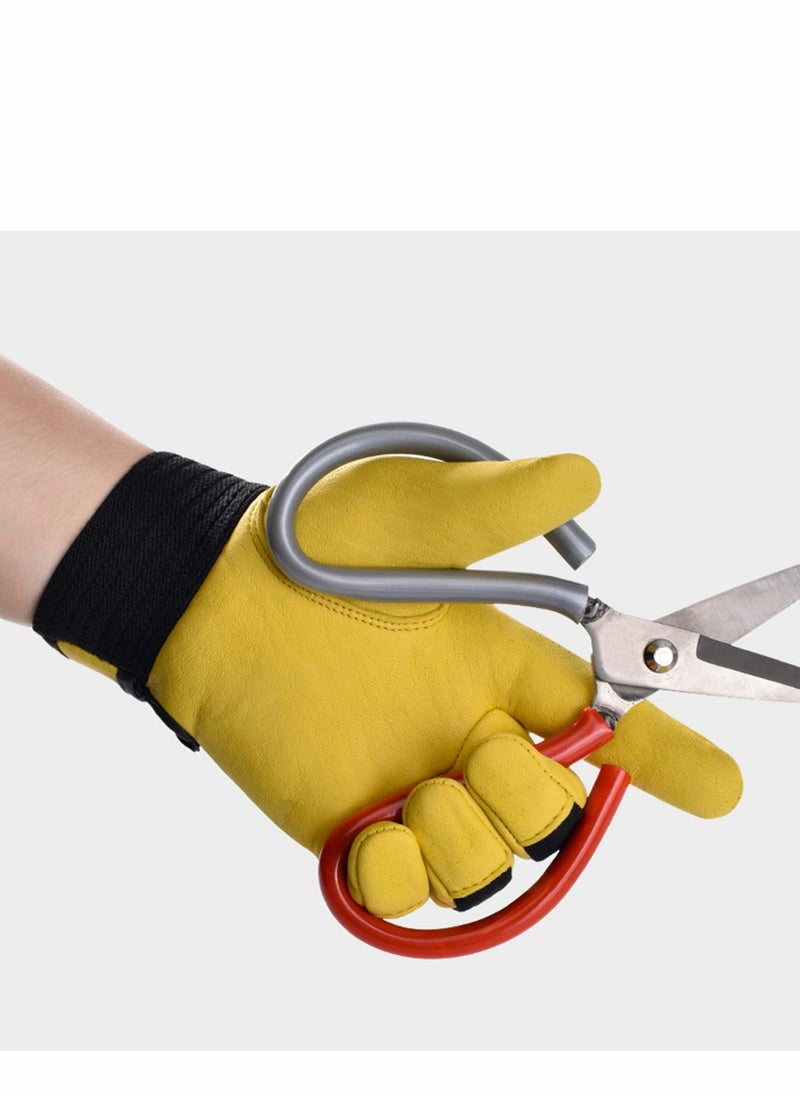 Excefore - Work Gloves Men Women, Utility Light Duty for Gardening Warehouse Job Home Improvement Car Repair, Yellow - Image 1