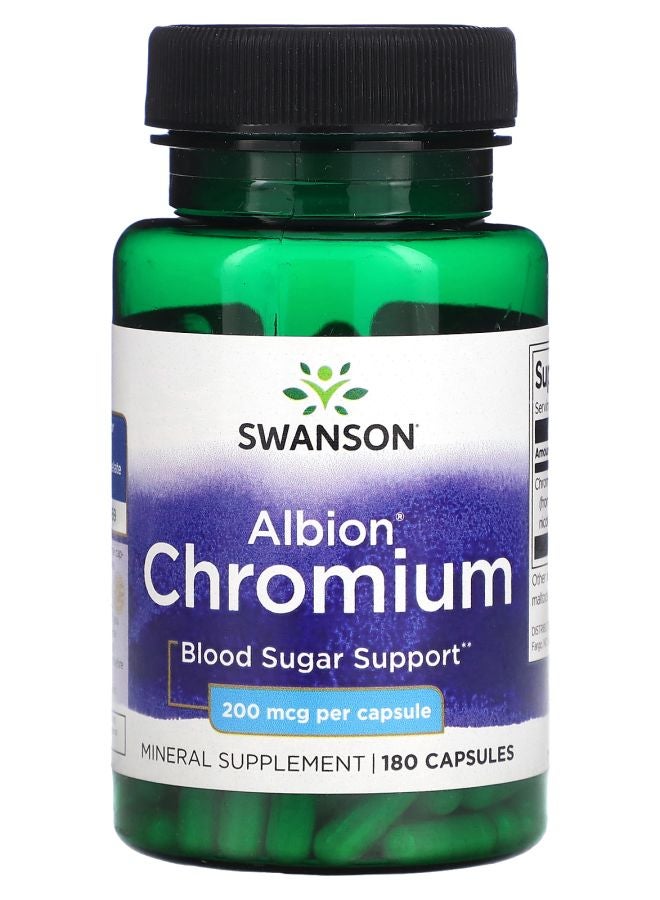 SWANSON ألباين كروم 200 ميكروغرام 180 كبسولة