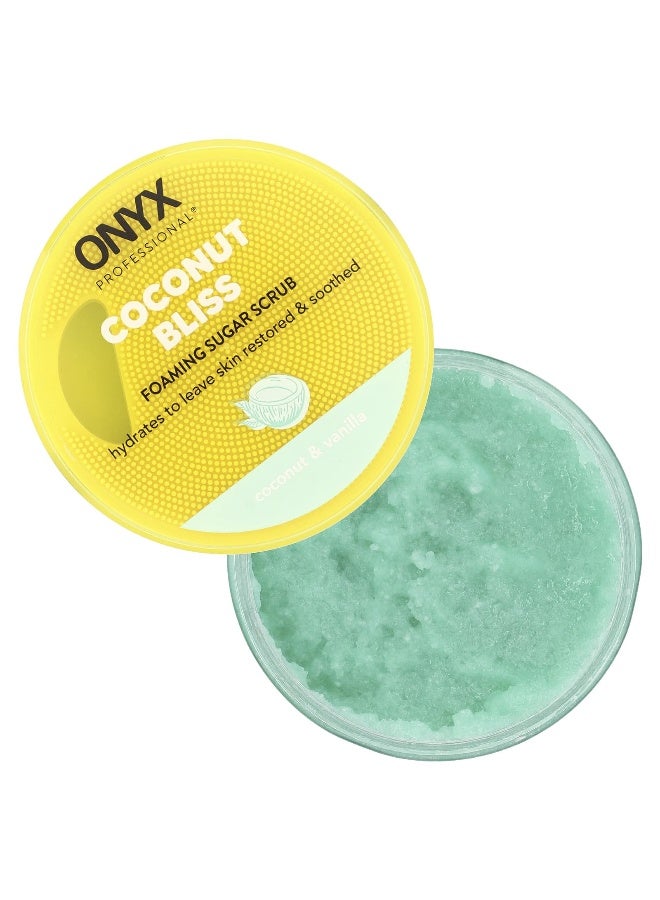 Onyx Professional Onyx Professional, Coconut Bliss, Foaming Sugar Scrub, Coconut & Vanilla, 16 oz (453 g)  - Image 4