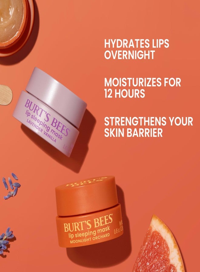 Burt's Bees Burt’s Bees Moonlight Orchard Lip Sleeping Mask, With Hyaluronic Acid and Squalane Moisturizer To Instantly Hydrate Lips, Overnight Lip Mask, Lip Treatment, 0.45 oz. - Image 2
