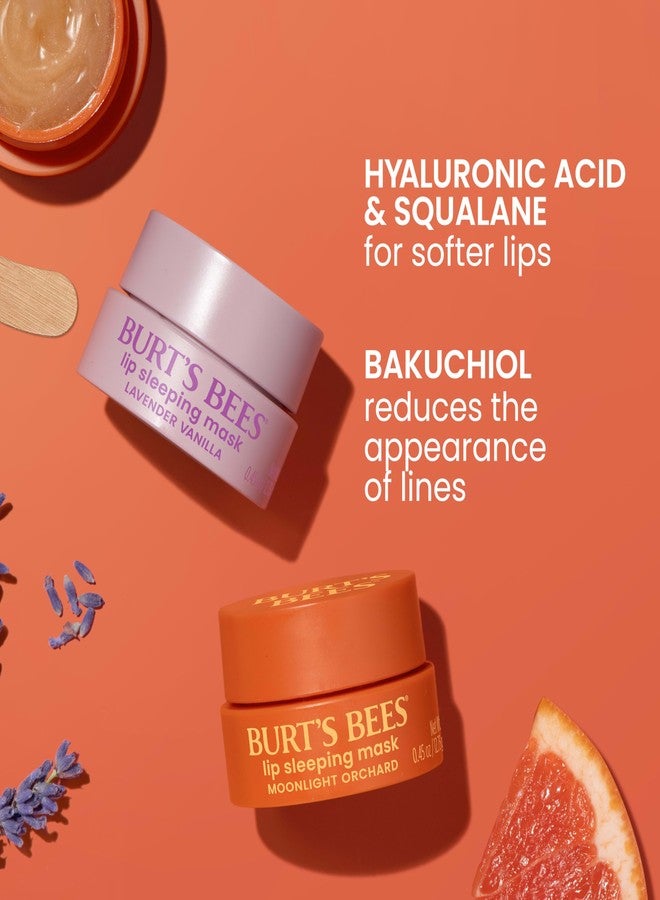 Burt's Bees Burt’s Bees Moonlight Orchard Lip Sleeping Mask, With Hyaluronic Acid and Squalane Moisturizer To Instantly Hydrate Lips, Overnight Lip Mask, Lip Treatment, 0.45 oz. - Image 3