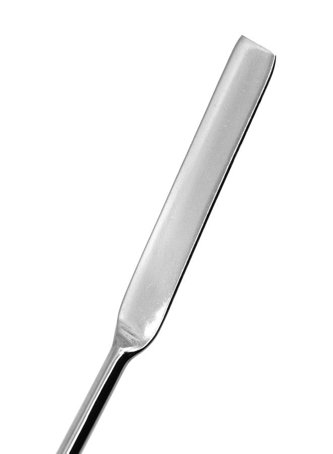 Eisco Labs - Laboratory Spoon, 9" - Stainless Steel Spatula Spoon for Science Experimentation, Spoon for Mixing Lab Ingredients, Polished - One 0.3" Flat End, One 0.5" Scoop End - Image 5