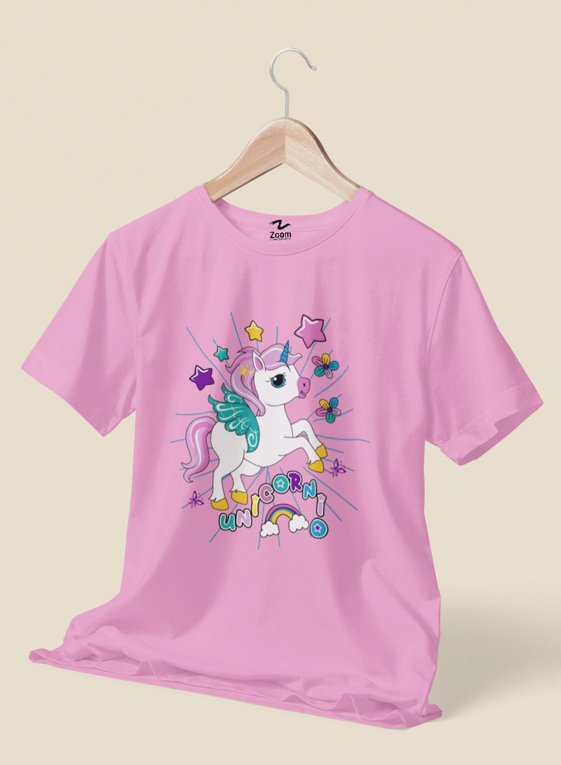 ZOOM Cute and Colorful Unicorn T-Shirt for Kids