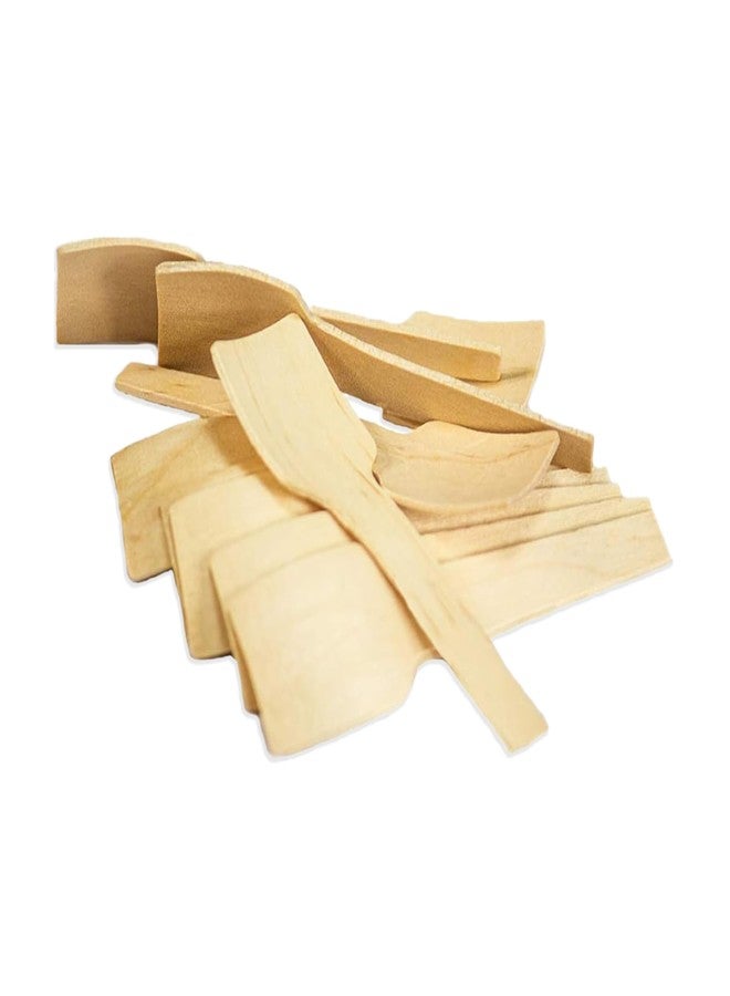 Perfect Stix 2.75" Disposable Wooden Taster and Sampling Spoons - Pack of 100ct - Image 1