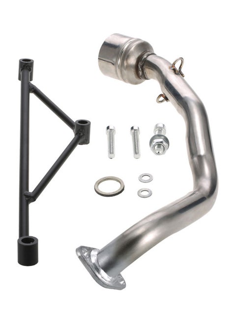 Scooter Exhaust Pipe Muffler Header with Mounting Bracket