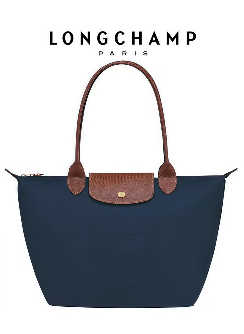 Longchamp Women tote Bag Shoulder bag Medium Navy Le Pliage Original L2605089P68 - Image 1