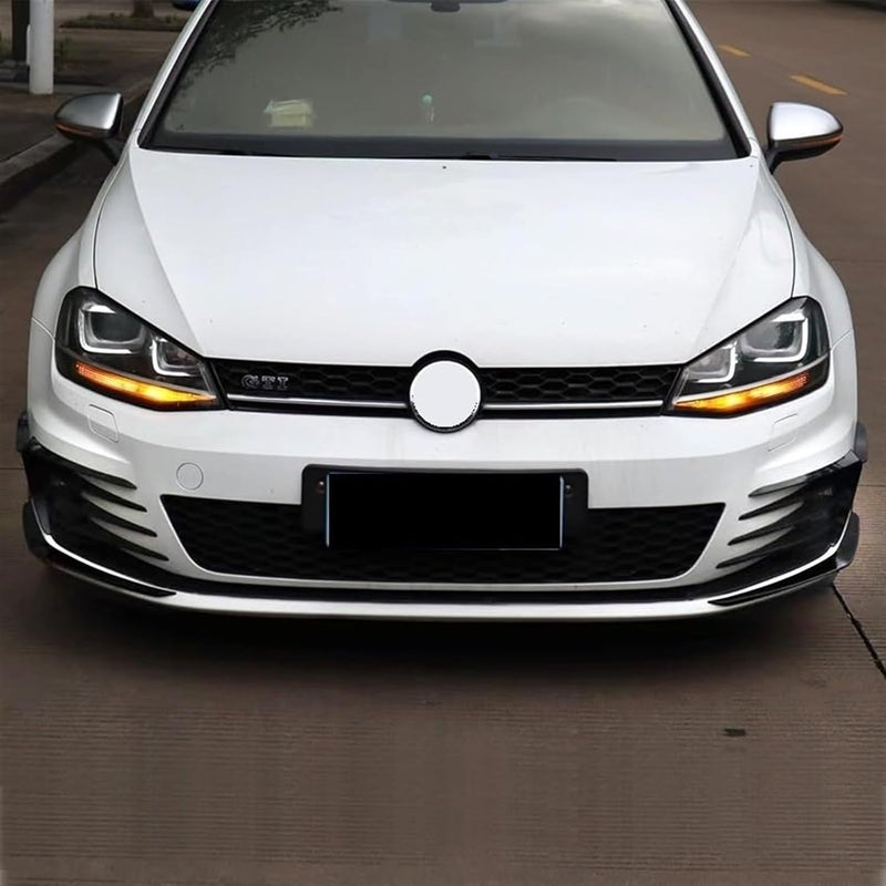 QASULER Front Bumper Splitter for VW Golf MK7 GTI - Image 2
