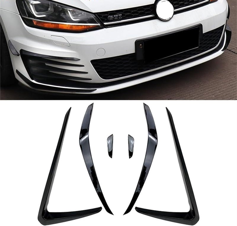 QASULER Front Bumper Splitter for VW Golf MK7 GTI - Image 4