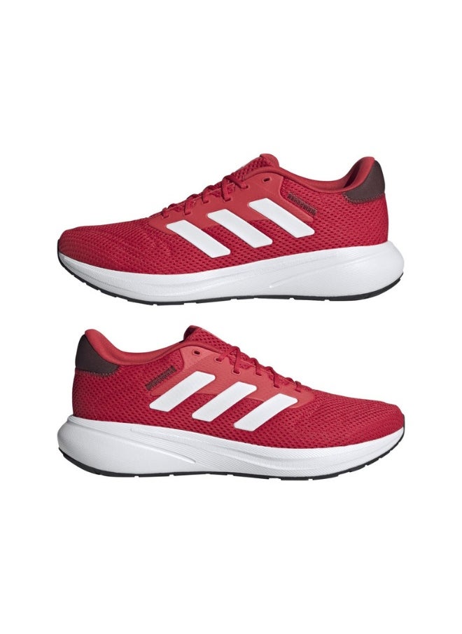 adidas RESPONSE RUNNER U Red Running SHOES for Unisex - 3.5