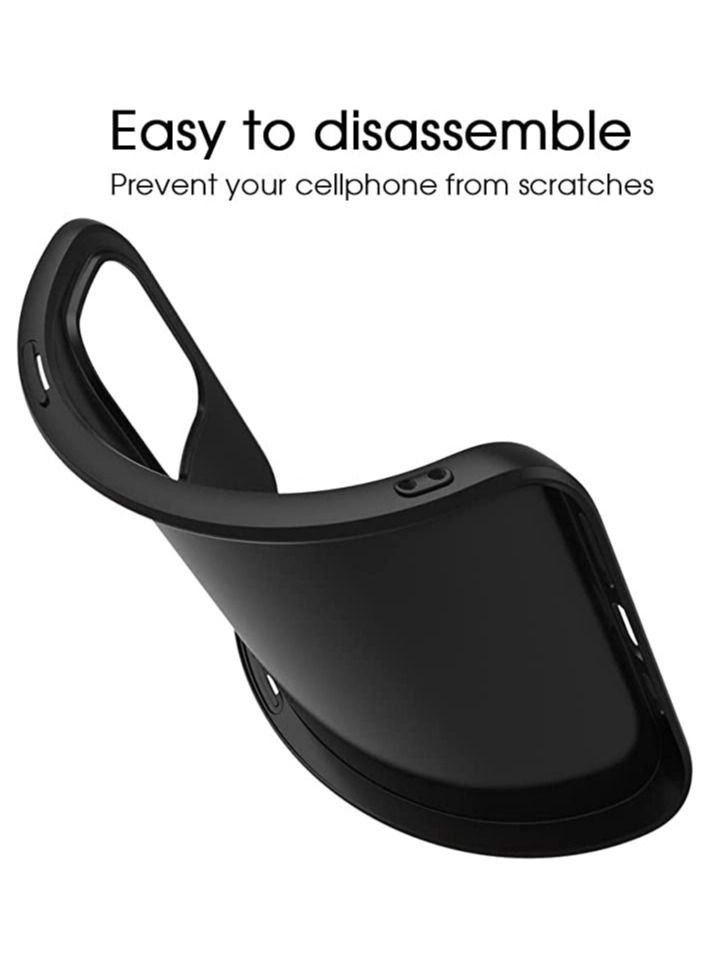 IAF iPhone 14 Pro Max Case Slim Fit Ultra-Thin Soft Matte Finish Coating Phone Cases Lightweight Back Cover Black Colour - Image 4