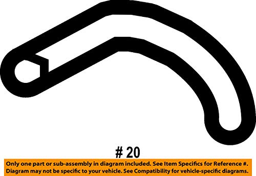Subaru Coolant Tank Hose 45162AG02B - Image 4