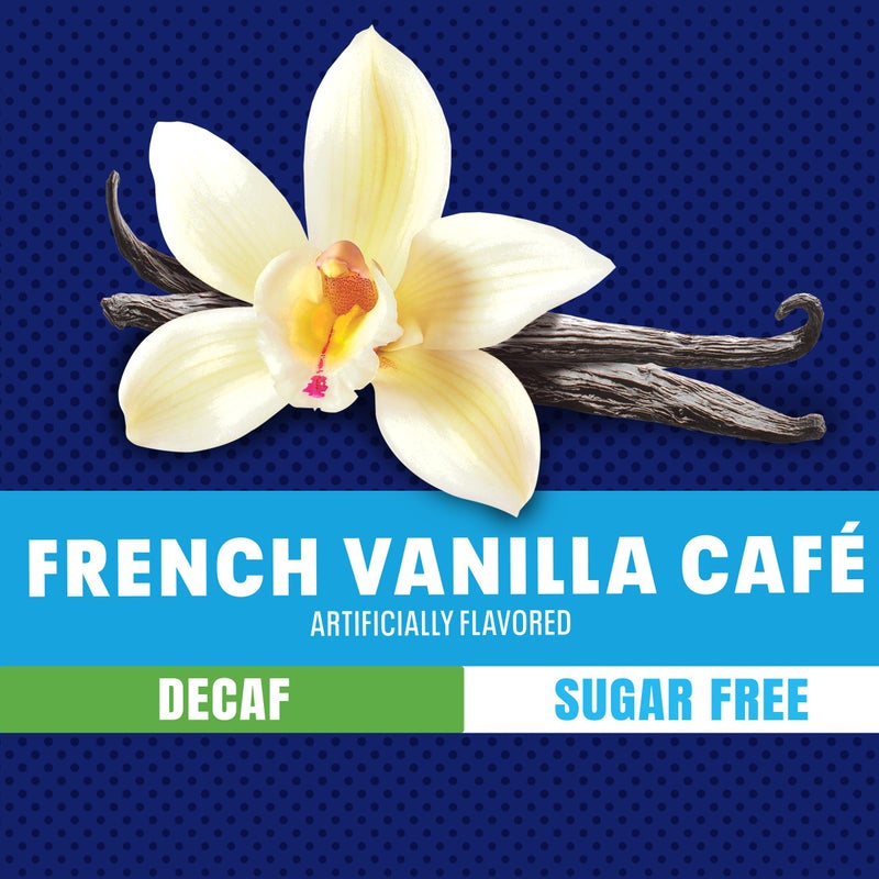 Maxwell House Instant Cafe-Style Beverage Mix, Decaf and Sugar Free, Easy to Prepare, 1 Canister, for Quick Morning Coffee or Afternoon Treat, French Vanilla Cafe, Kosher Dairy, 4.3 oz - Image 5