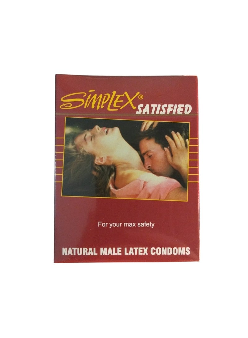 SIMPLEX SATISFIED Condoms - 3PCS