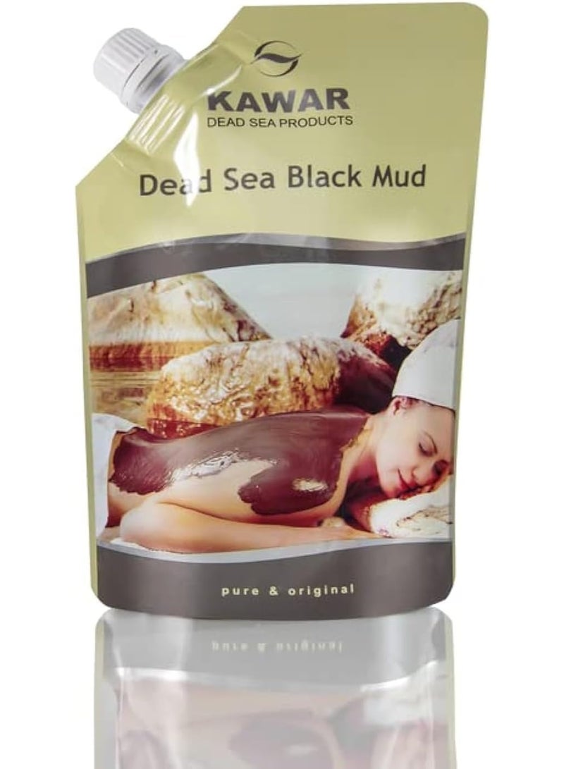 Kawar Dead Sea Black Mud Mask for Face and Body 250g - Image 1