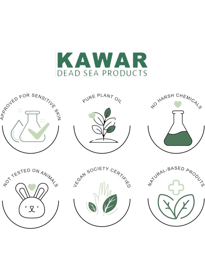 Kawar Dead Sea Black Mud Mask for Face and Body 250g - Image 5