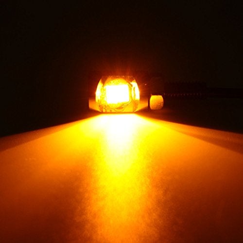 Spedy 2 Pcs Number Plate Light License Plate Light Lamp Bulbs 12V 2LEDs for Car Motorcycle Automotive Truck Trailer White Tidytns_11 - Image 3