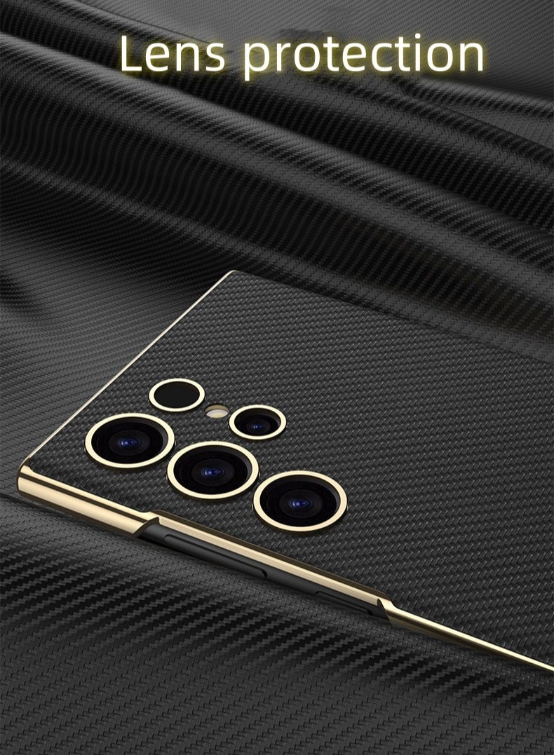 For Samsung Galaxy S24 Ultra Cases ,360° Full Body Coverage Shockproof Phone Covers,Stand  S24 Ultra  Covers，PU Leather Shockproof Cell Phone Cases Anti-Fall Anti-Scratch Anti-fingerprint Protective Case for Samsung Galaxy S24 Ultra 5G, Supports Wireless Charging(Black) - Image 4