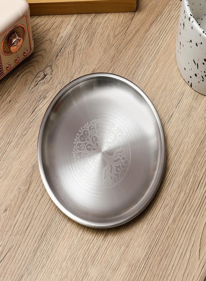 Amitofo Offering Bowl Ritual Plate Great for Altar use, Shamanic Wicca Ritual, Incense Burner, Smudging, Decoration（Life Tree） - Image 3