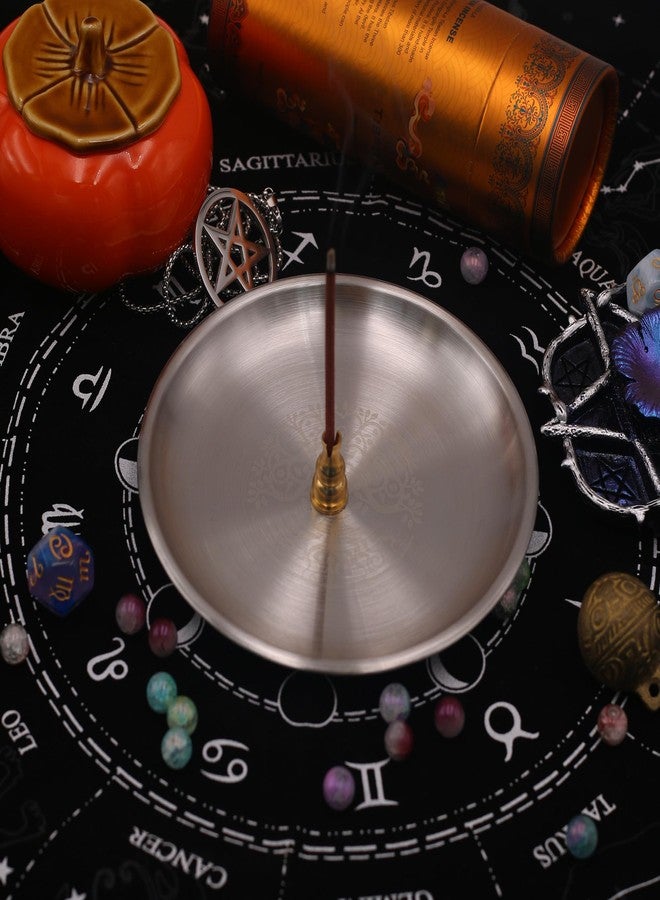 Amitofo Offering Bowl Ritual Plate Great for Altar use, Shamanic Wicca Ritual, Incense Burner, Smudging, Decoration（Life Tree） - Image 4