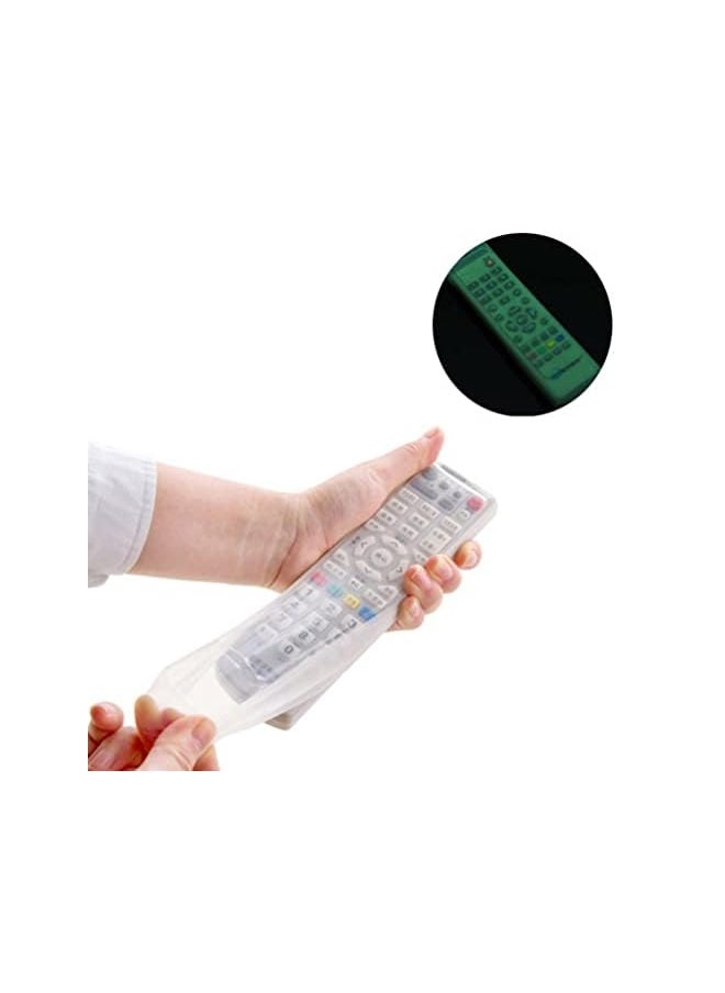 HEALLILY Remote Cover Replacement TV Stick Cover Anti- Slip Silicone Case Sleeve Anti Dust Remote Cover L  - Image 2