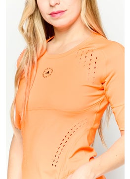 Women Sportswear Fit Crew Neck Neck Short Sleeve Training Top, Orange - pzsku/Z01C8736B3DFF975030E7Z/45/_/1737642671/2aadfef5-f84d-4c49-ae70-b5c7ca87c418