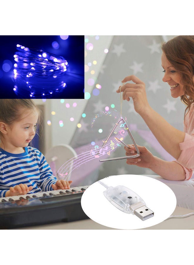 نيبمينينت شريط إضاءة مكون من 100 مصباح LED يعمل بالصوت . أزرق 11.00 x 2.50 9.00سنتيمتر  - Image 2