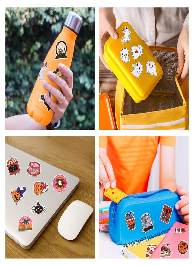 ArtCreativity Halloween Stickers for Kids - 100 PC Unique Designs Halloween Handouts Bulk Sticker Assortment - Spooky Halloween Stickers - Halloween Goodie Bag Stuffers - Easter Basket Stuffers - Image 3