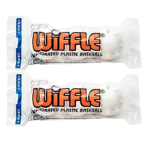 WIFFLE 3 Baseball Official Balls in Polybag, 2 Piece - Image 1