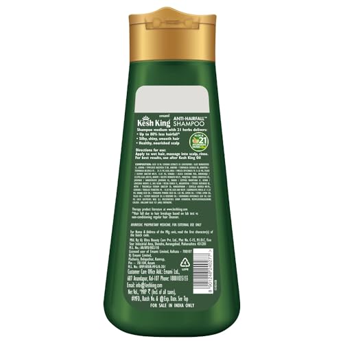 KESH KING Anti Hairfall Shampoo | with 21 Ayurvedic Herbs & Aloe Vera | Provides Healthy Nourished Scalp | for Shiny & Smooth Hair | 6.76 Fl Oz/200ml - Image 2