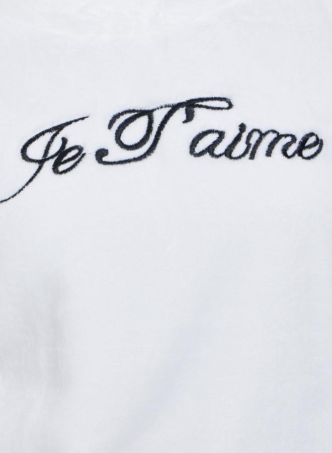 Styli Fleece Contrast Piped Top, Headband and Pyjama Set - Image 4